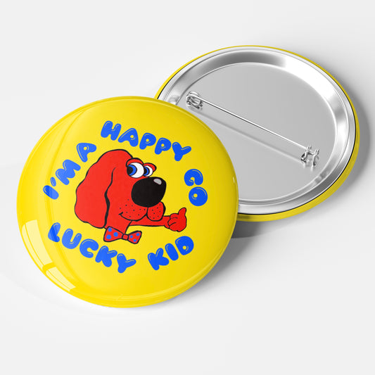 Happy Go Lucky Badge