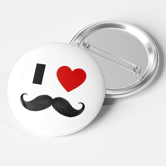 Moustache Badge